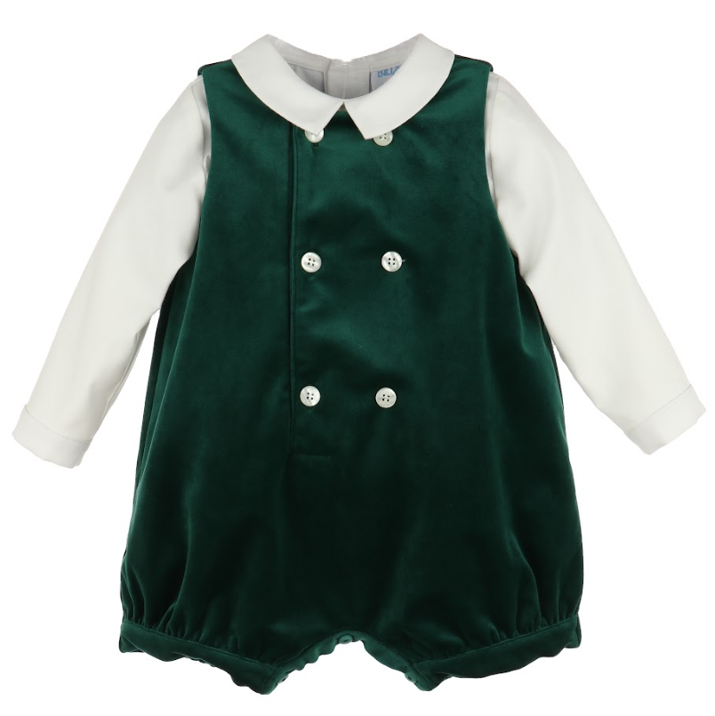 Deluxe Velvet Boy Romper-2802