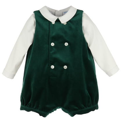 Deluxe Velvet Boy Romper-2802