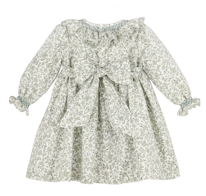 Heirloom Floral Dress/Green-SL0801