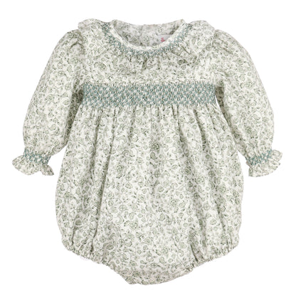 Heirloom Floral Dress/Green-SL0802