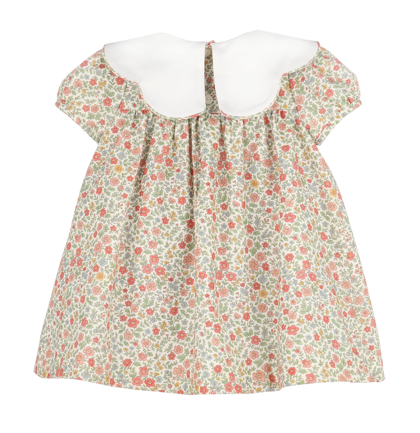 Storybook Vintage Scallop Dress/Orange-SL1103