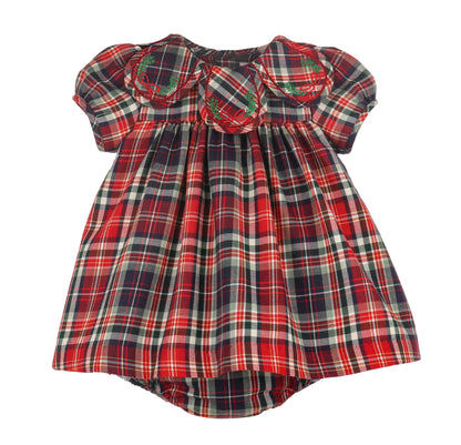 Evergreen Tartan Petal Float-1601