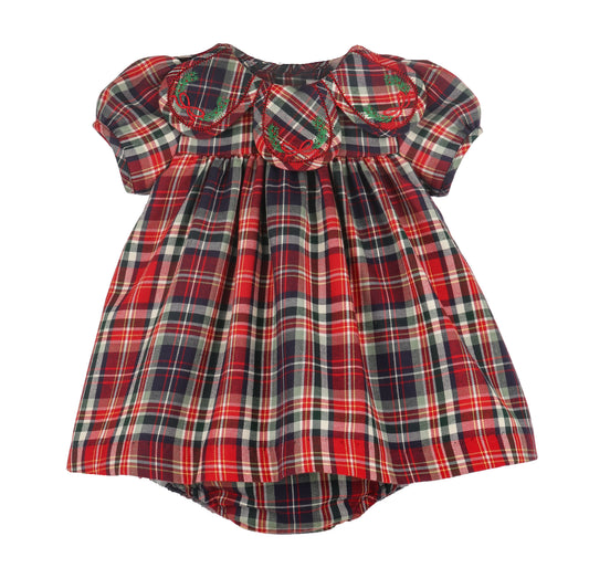Evergreen Tartan Petal Float-1601