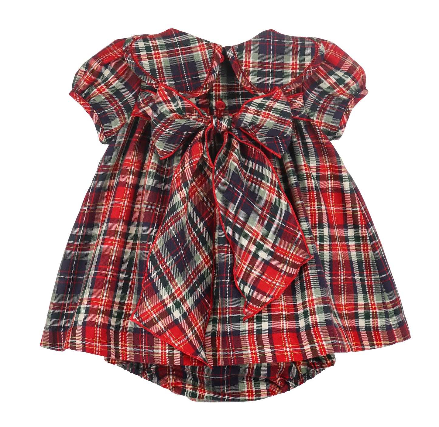 Evergreen Tartan Petal Float-1601