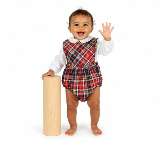 Evergreen Tartan Boy Overall