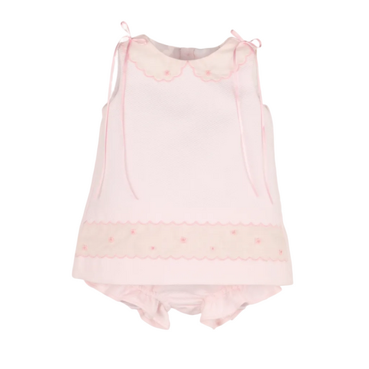 Pique Collar Set - Pink