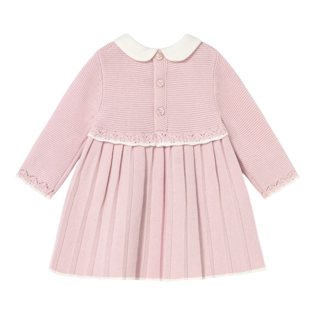 Collared Knit Dress - Crystal