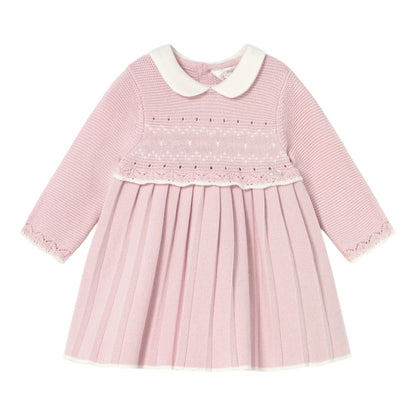 Collared Knit Dress - Crystal