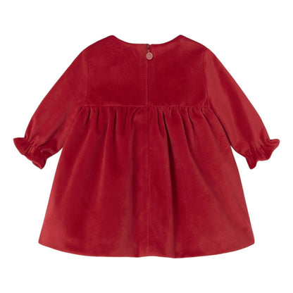 Velvet Dress - Cherry
