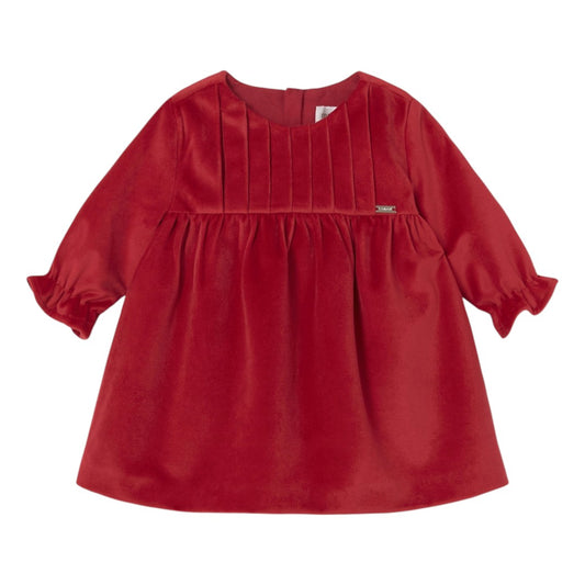Velvet Dress - Cherry