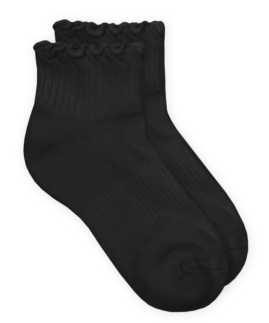 Ripple Edge Quarter Sock - 2821