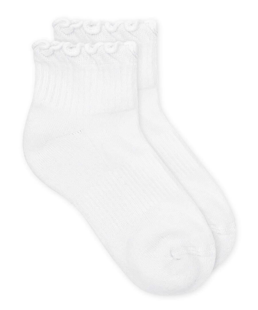 Ripple Edge Quarter Sock - 2821