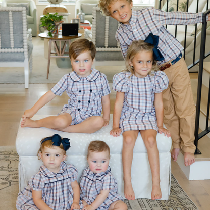 Aline Dress - Charleston Plaid