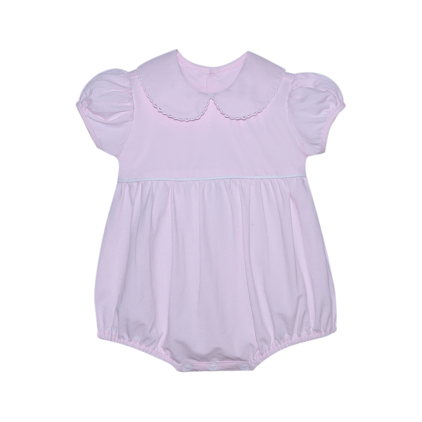 Brady Bubble - Pink/Wht Picot