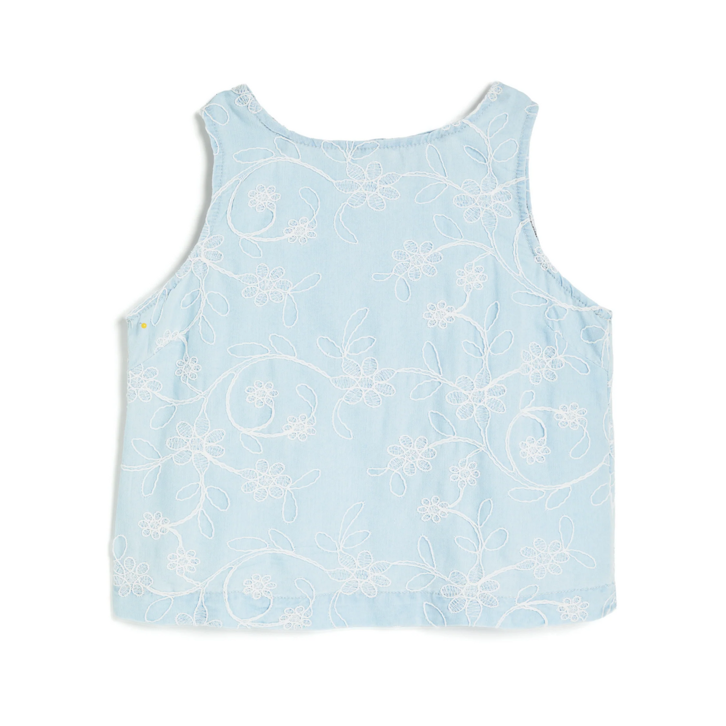 Embossed Floral A-Line S/L Top