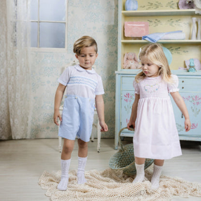 Wave Smocked Bobby Suit - 97516