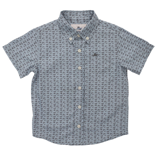 Perf. Dress Shirt - Blue Duck