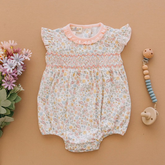 Enchanted Meadows Smocked Bubble