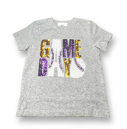 Purple/Gold Gameday Shirt - 259