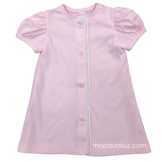Pink & White Knit Daygown