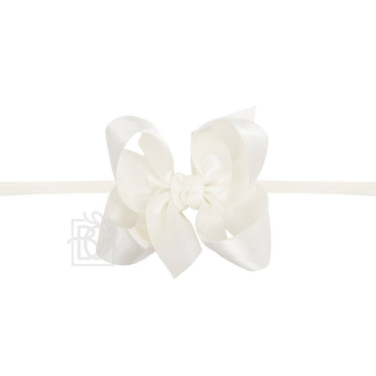 Satin Headband - 4.5" Large