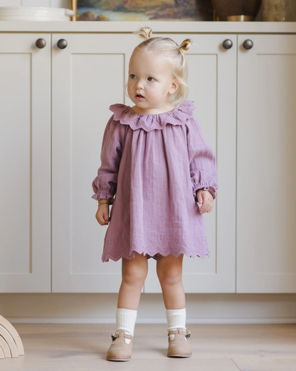 Isla L/S Dress - Mulberry