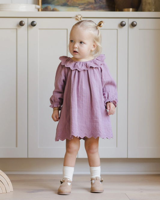 Isla L/S Dress - Mulberry