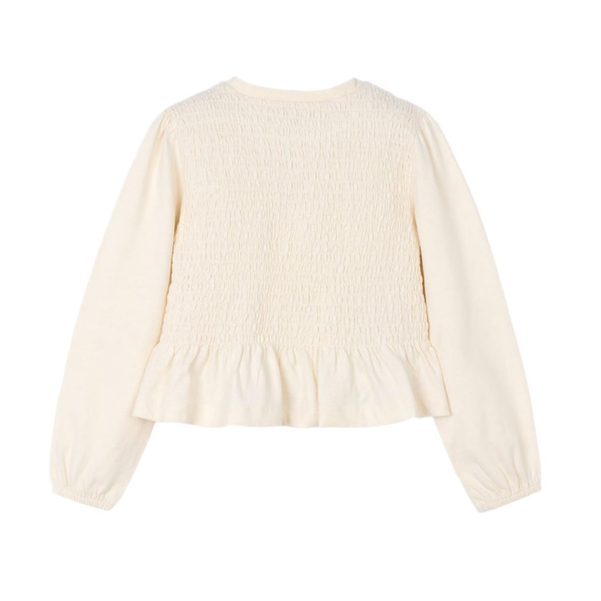Smocked Blouse - Cream