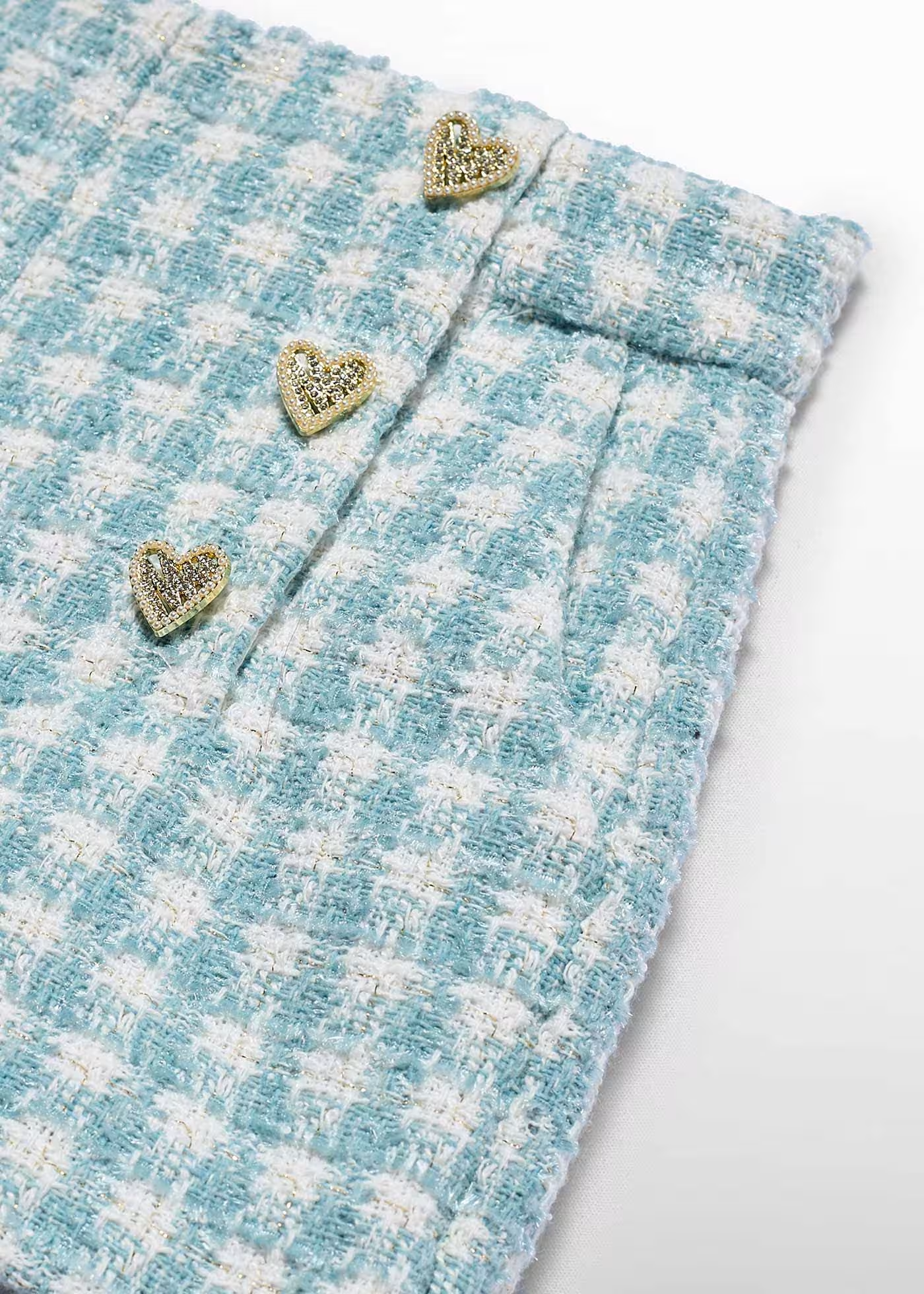 Plaid Shorts - Aqua