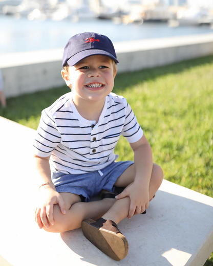 Navy Lobster Boy's Hat