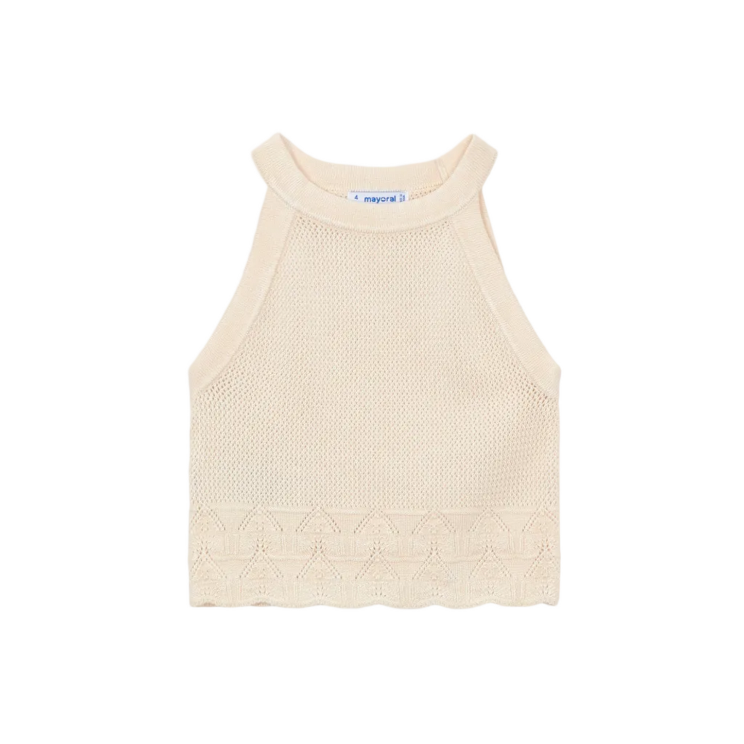 Knit Halter Top - Chickpea