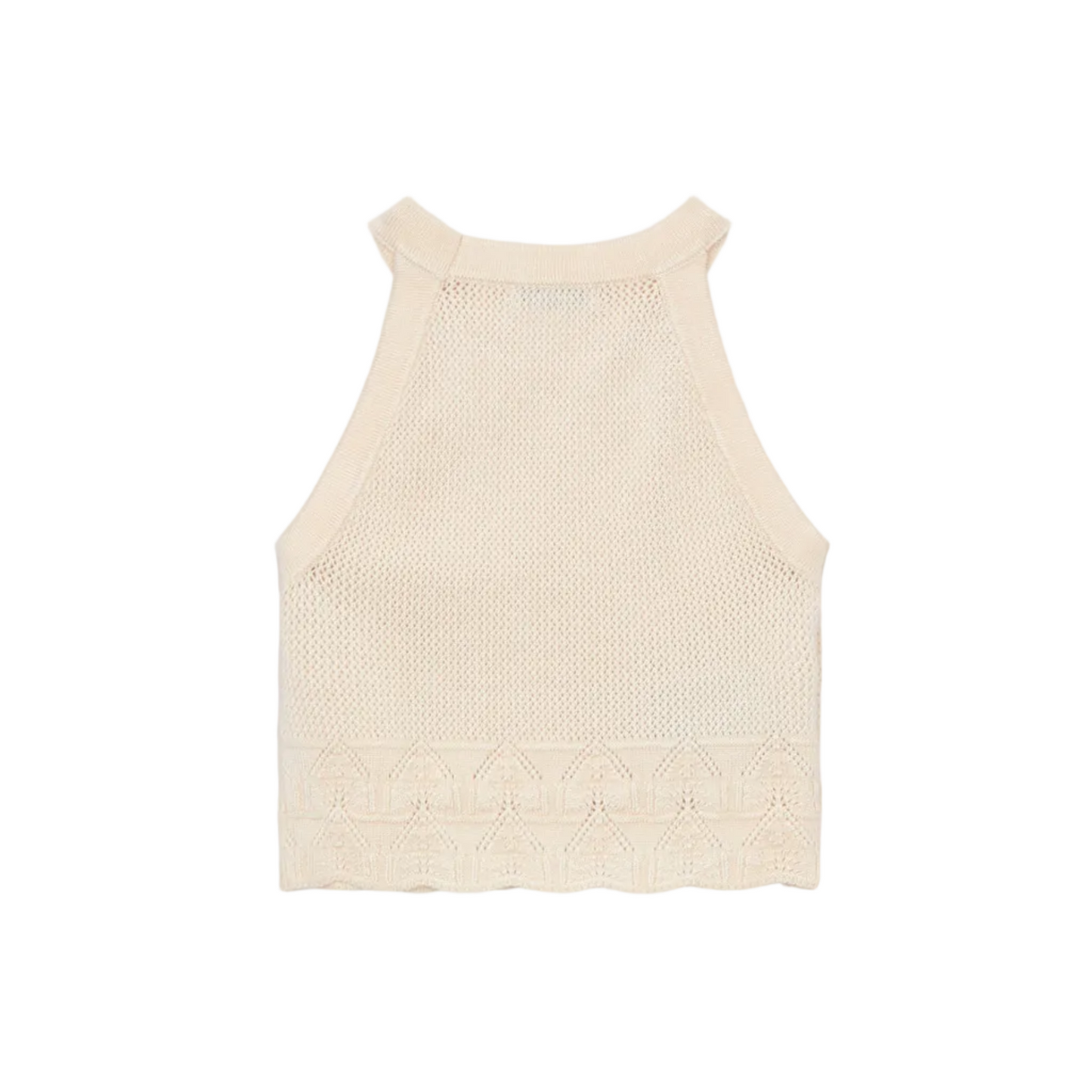 Knit Halter Top - Chickpea