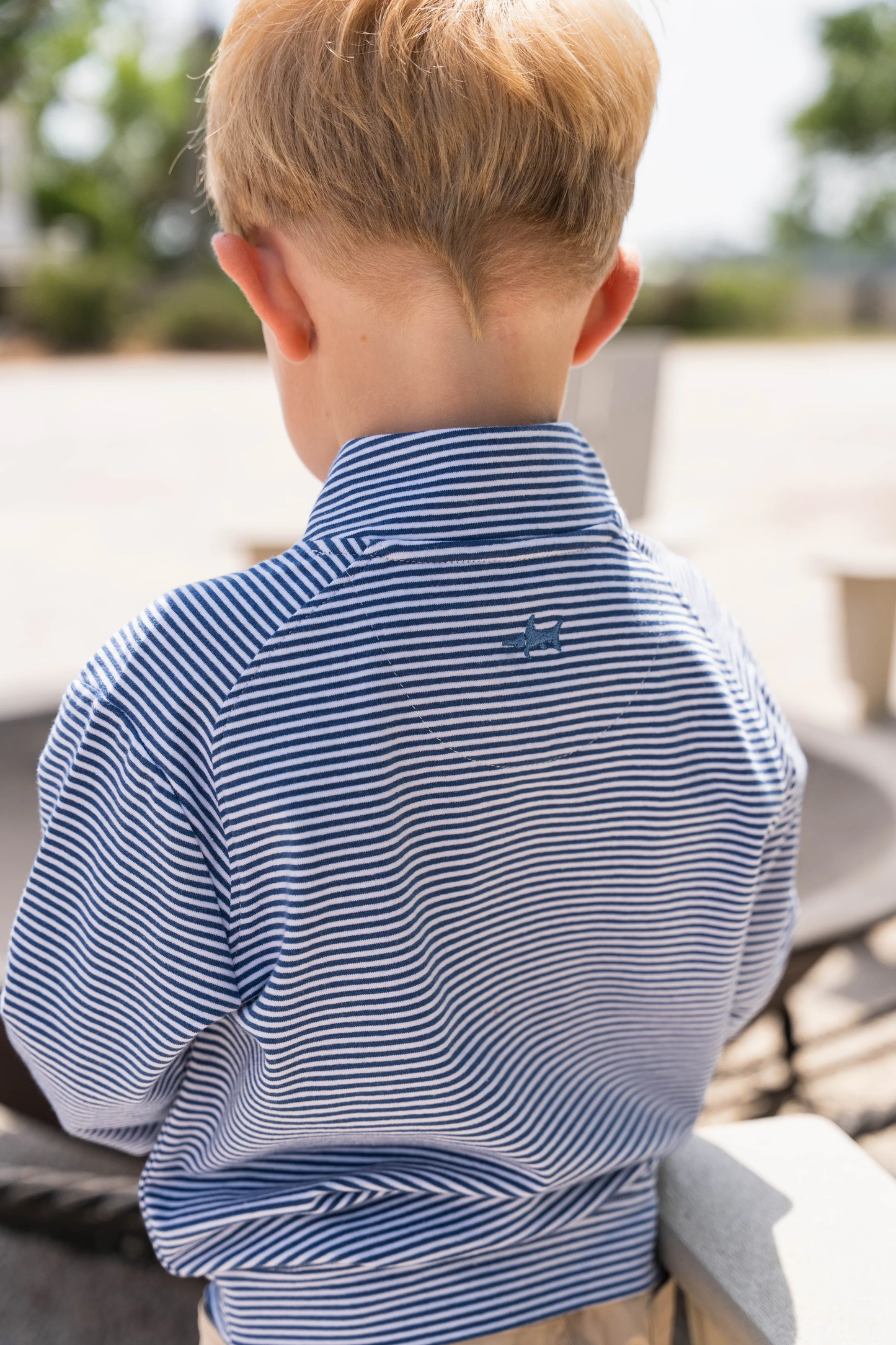 Collins Quarter Zip - Stripe