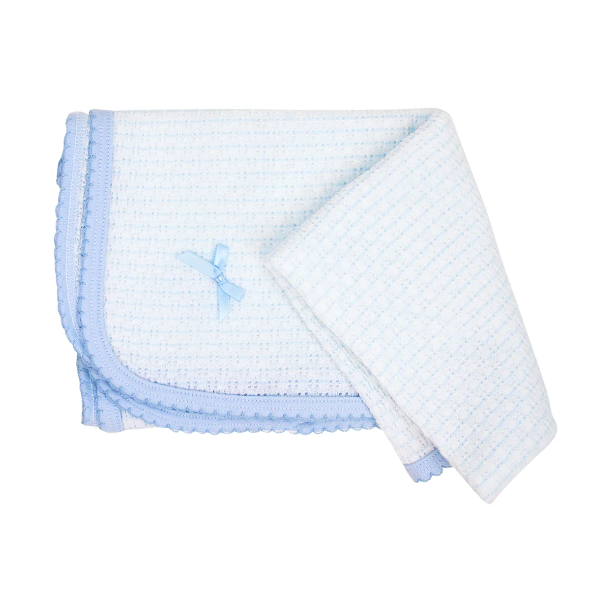 Pinstripe Blanket - Pima Binding