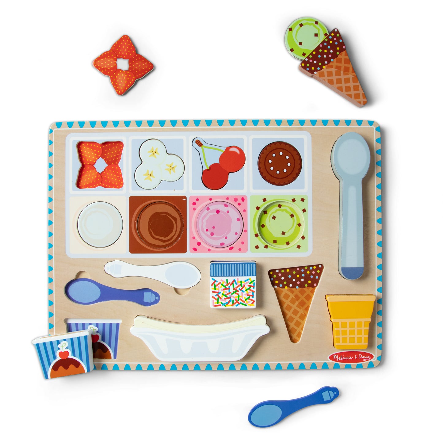 Magnetic Ice Cream Puzzle Play Set