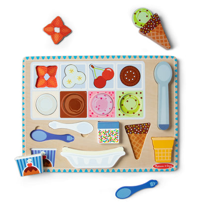 Magnetic Ice Cream Puzzle Play Set
