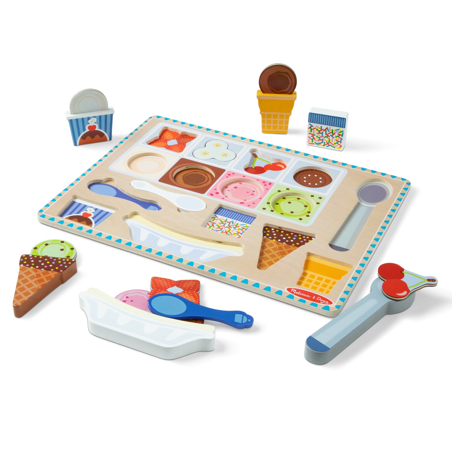 Magnetic Ice Cream Puzzle Play Set