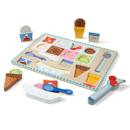 Magnetic Ice Cream Puzzle Play Set