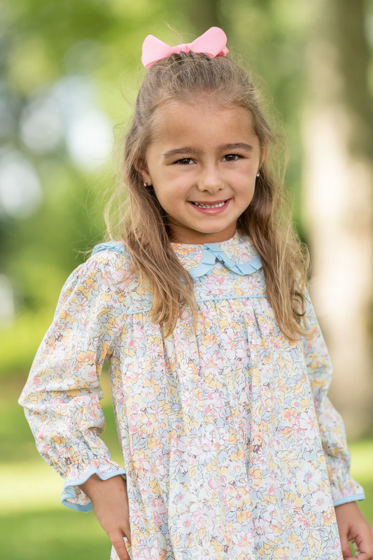 Cecilia Dress - Prairie Blue Petals