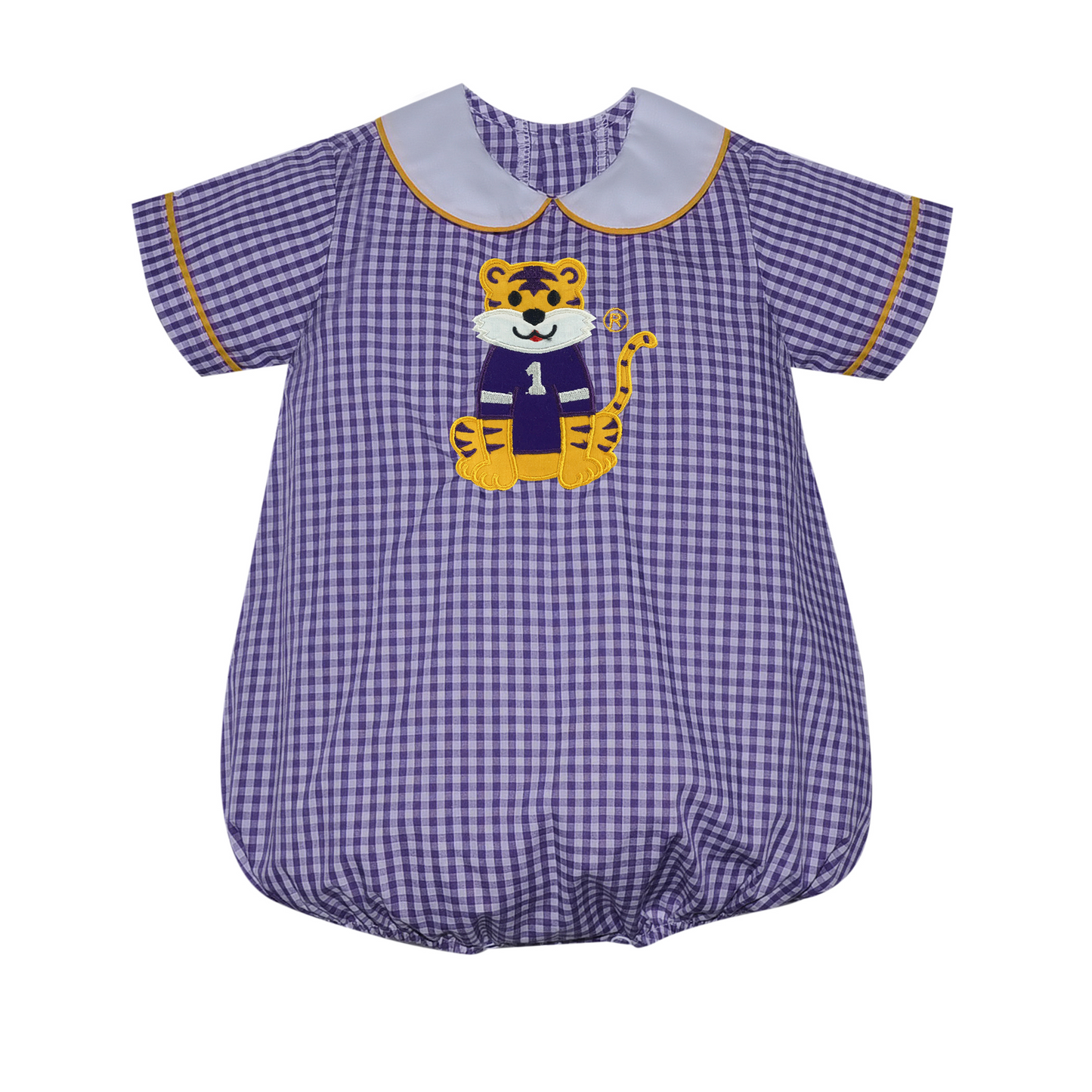 Tiger Applique Boy Bubble