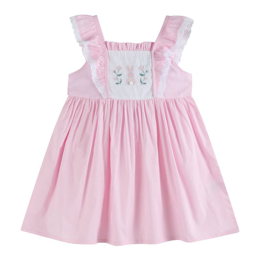 Pink Bunny Ruffle Dress