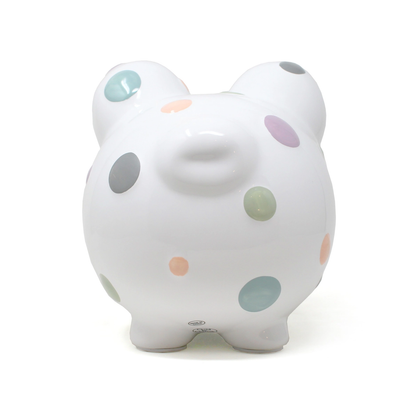 Pastel Multi Dot Pig