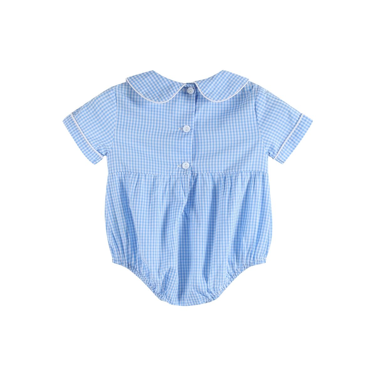 Baby Brother Smocked Romper