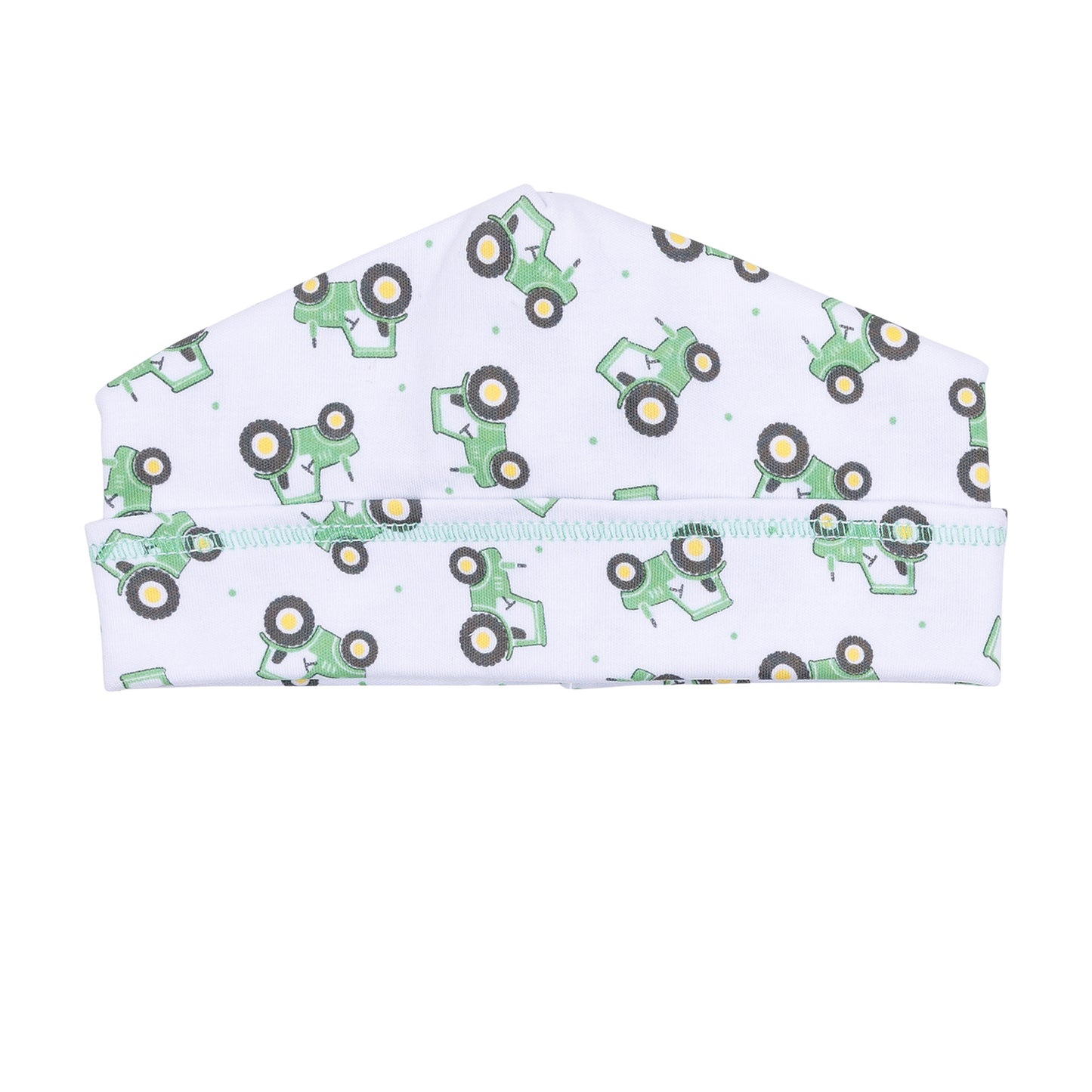 Lil' Green Tractor Print Hat