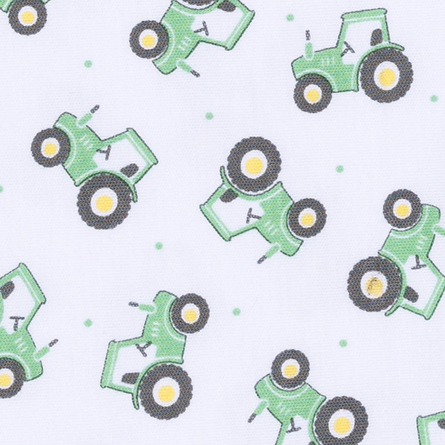 Lil' Green Tractor Print Swaddle