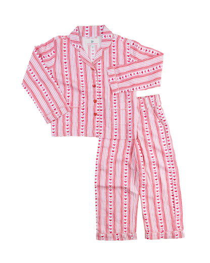 Valentine Stripe Pajama Set