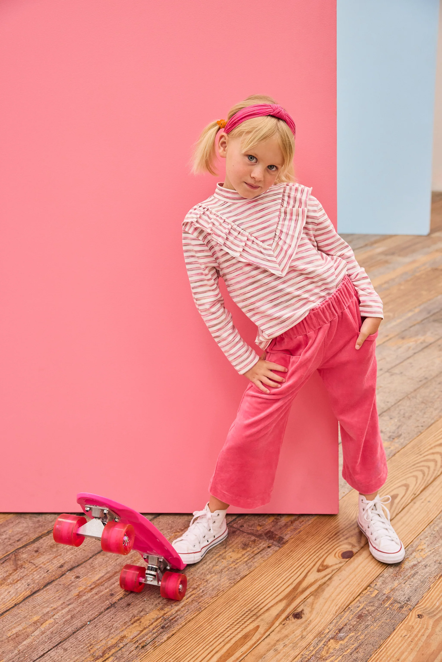 Aspen Top - Recoleta Rose Stripe