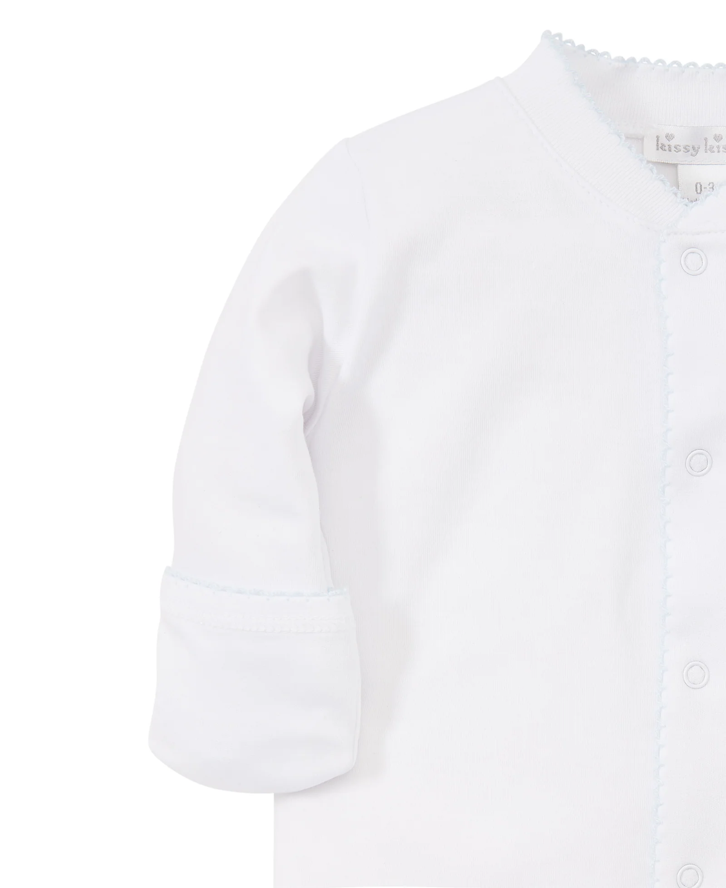 Kissy Basic Footie - White/Blue