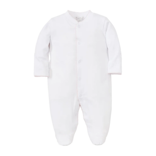 Kissy Basic Footie - White/Pink