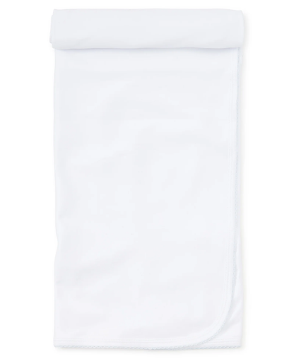 Kissy Basic Blanket - White/Blue